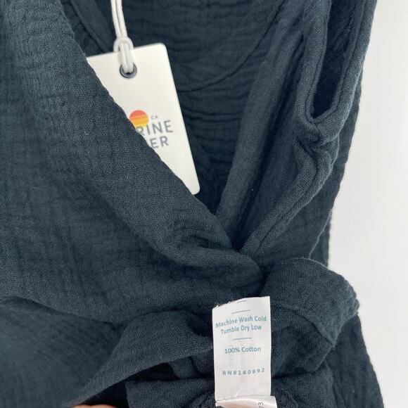 Marine Layer Jude Flutter Sleeve Tank Black Small NWT - Picture 4 of 6